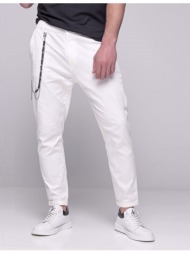 ben tailor ανδρικό λευκό παντελόνι royal 0580l