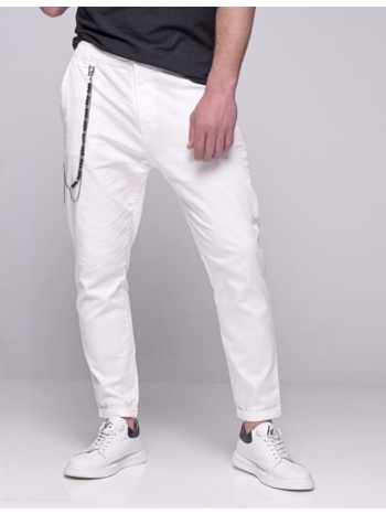 ben tailor ανδρικό λευκό παντελόνι royal 0580l σε προσφορά