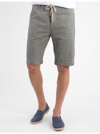 ανδρική γκρι πτι καρό βερμούδα 705f