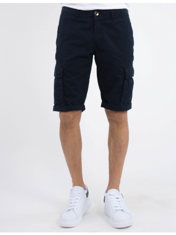 ανδρική μπλε βερμούδα cargo trial 19morganq