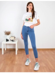 γυναικείο μπλε τζιν παντελόνι ελαστικό rw567866