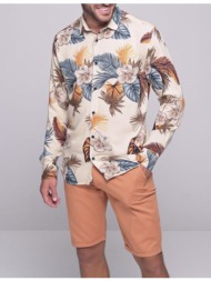 ανδρικό μπεζ φλοράλ ...