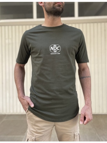 ndc ανδρικό χακί tshirt με τύπωμα 222905k σε προσφορά