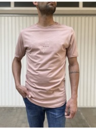 ndc ανδρικό σομόν t-shirt με τύπωμα 2329070s