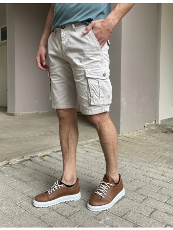 ανδρική γκρι cargo βερμούδα 577923m