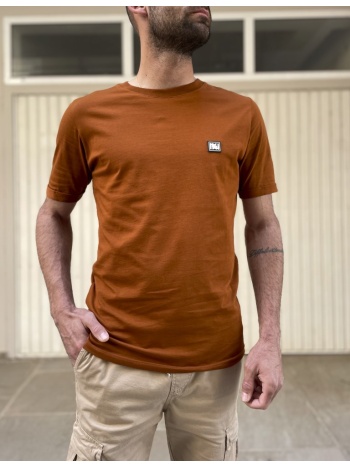 ndc ανδρικό κάμελ t-shirt 2229100k