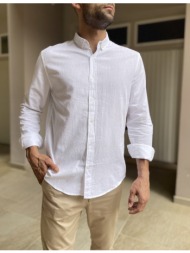 ανδρικό λινό λευκό ...