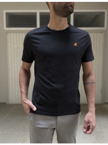 us grand polo ανδρική μαύρη κοντομάνικη μπλούζα usn41699mp