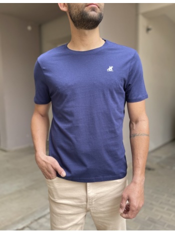 us grand polo ανδρική μπλε-λευκή κοντομάνικη μπλούζα