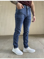 ανδρικό μπλε τζιν παντελόνι με κουμπιά gb55282
