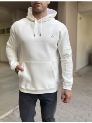 ανδρικό άσπρο φούτερ με ...