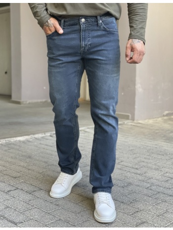lee daren zip fly ανδρικό σκούρο μπλε τζιν παντελόνι