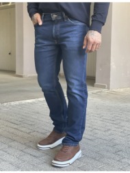 lee daren zip fly ανδρικό μπλε τζιν ελαστικό παντελόνι 112358989