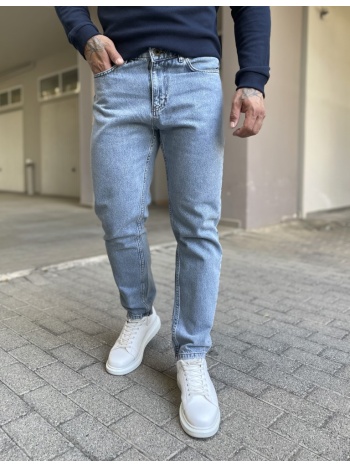 ανδρικό μπλε ανοιχτό σταθερό loose jean πεντάτσεπο με