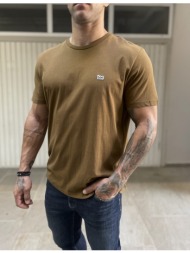 lee ανδρικό t-shirt κοντομάνικο καφέ 112355564