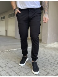 ανδρικό cargo μαύρο ...