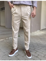 ανδρικό μπεζ υφασμάτινο ...