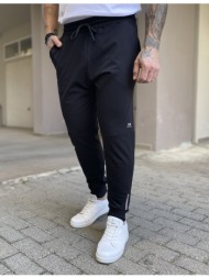 dynamo ανδρική μπλε φόρμα με λάστιχο και τύπωμα στο πλάι as417b