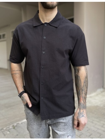 marrakech ανδρικό μαύρο βαμβακερό oversized κοντομάνικο