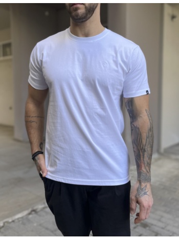 everbest ανδρικό λευκό plus size t-shirt 242800w