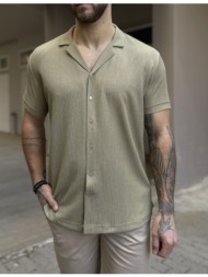 ανδρικό χακί κοντομάνικο ...