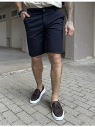 ανδρική μπλε υφασμάτινη chinos βερμούδα 2422b