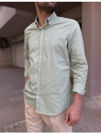ανδρικό μέντα πουκάμισο με γιακά 1445p