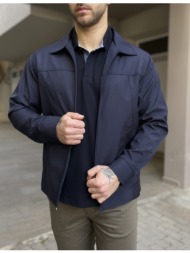 ανδρικό μπλε ελαφρύ jacket με γιακά d1920b