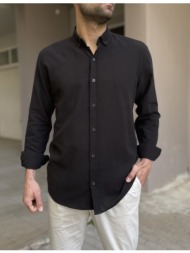 ανδρικό λινό μαύρο ...