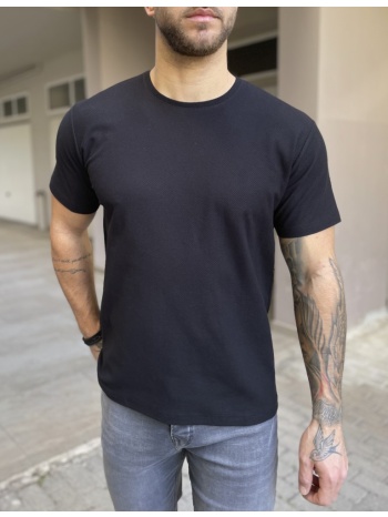 origin ανδρική μαύρη βαμβακερή κοντομάνικη μπλούζα με