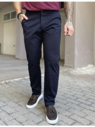 ανδρικό μπλε παντελόνι καπαρντίνα chinos bo2909n