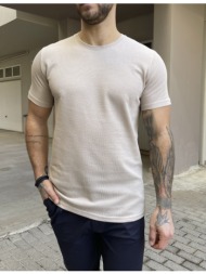 ανδρική μπεζ κοντομάνικη ...