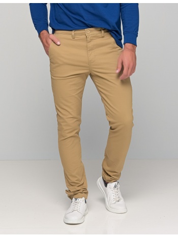 lee chinos ανδρικό μπεζ παντελόνι l71lty60