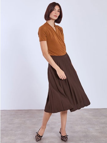 φούστα μίντι πλισέ wt7834.2878+3