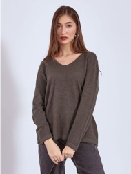 πουλόβερ με αφινίριστες ...