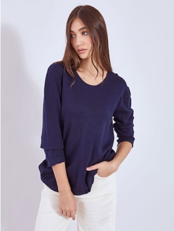 πουλόβερ με αφινίριστο τελείωμα wt1042.4321+9 σε προσφορά