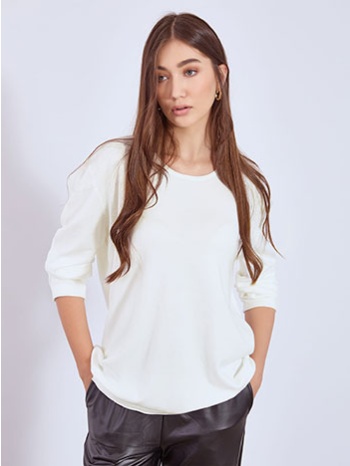 πουλόβερ με αφινίριστο τελείωμα wt1042.4321+4 σε προσφορά