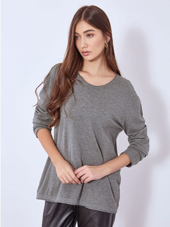 πουλόβερ με αφινίριστο τελείωμα wt1042.4321+3 σε προσφορά