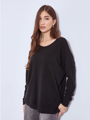 πουλόβερ με αφινίριστη λαιμόκοψη wt1042.4322+4 σε προσφορά