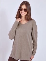 πουλόβερ με αφινίριστη ...