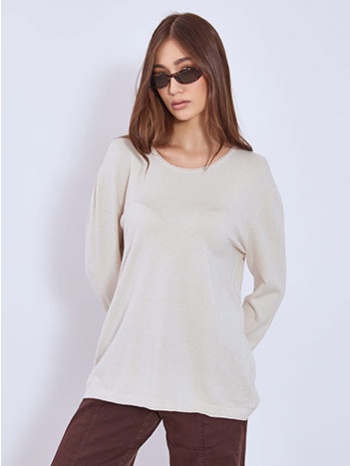 πουλόβερ με αφινίριστο τελείωμα wt1042.4321+6 σε προσφορά