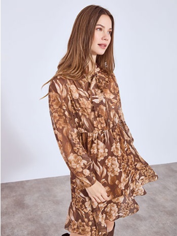 φόρεμα μιντι floral wt9552.8081+1