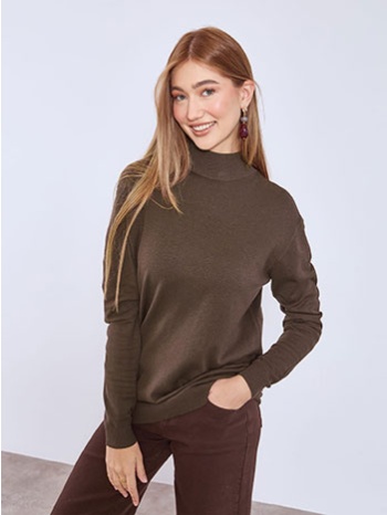 πουλόβερ μονόχρωμο wt1042.4381+3 σε προσφορά