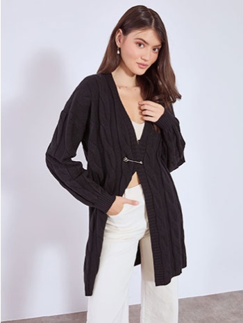 ζακέτα με ανάγλυφες λεπτομέρειες wt7572.5239+1