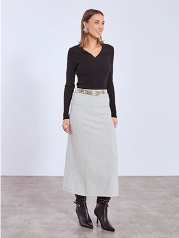 φούστα μίντι πλεκτή wt1794.2167+7