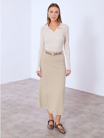 φούστα μίντι πλεκτή wt1794.2167+6