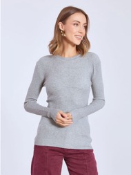 μπλούζα ριπ μονόχρωμη wt1430.4086+2