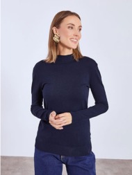 πουλόβερ μονόχρωμο με ...