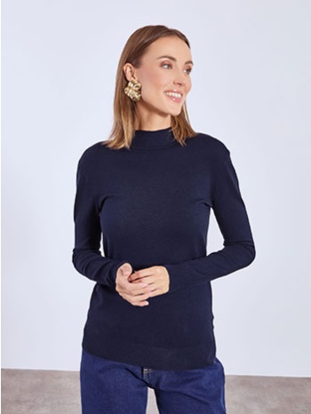 πουλόβερ μονόχρωμο με βισκόζη wt1430.4050+6 σε προσφορά