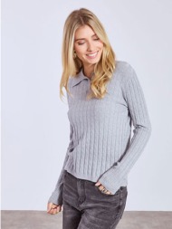 πουλόβερ λεπτό με γιακά ...